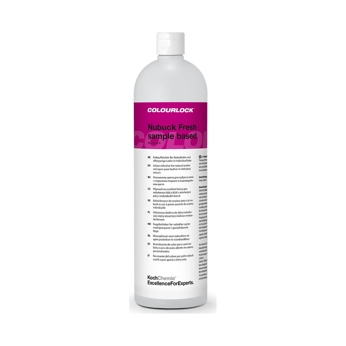 COLOURLOCK "Nubuk Fresh" (Fiat) — Wildlederpflege für Fiat — 1 L