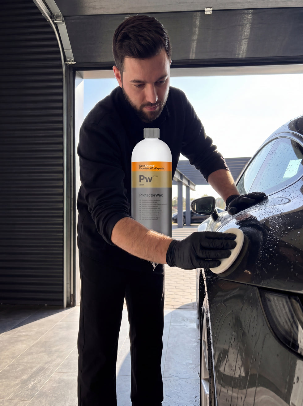 Detailing1 Hero: Wachsversiegelung — Sommerauftakt — Lackschutz mit Protector Wax (Mobile)