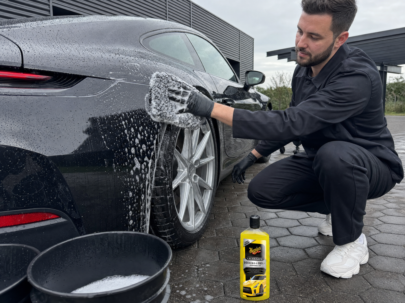 Detailing1 Hero: Autoshampoo — Meguiar's Ultimate Wash & Wax Frühjahrswäsche (Desktop)