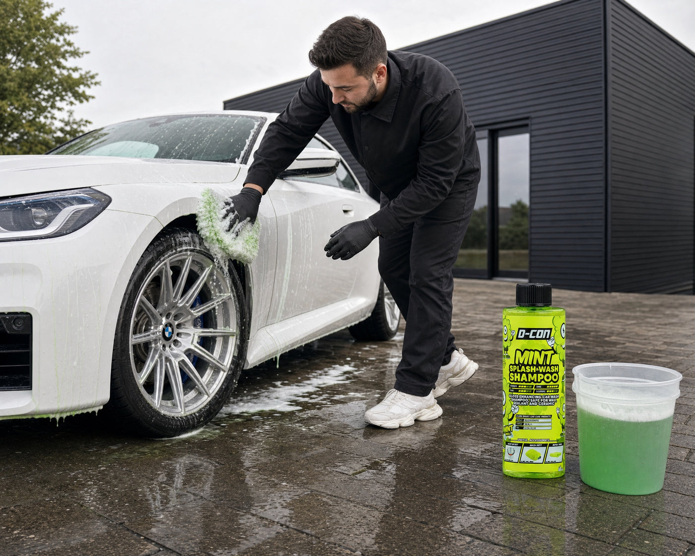 Detailing1 Hero: Autowäsche — Lack waschen ohne Swirls (Desktop)