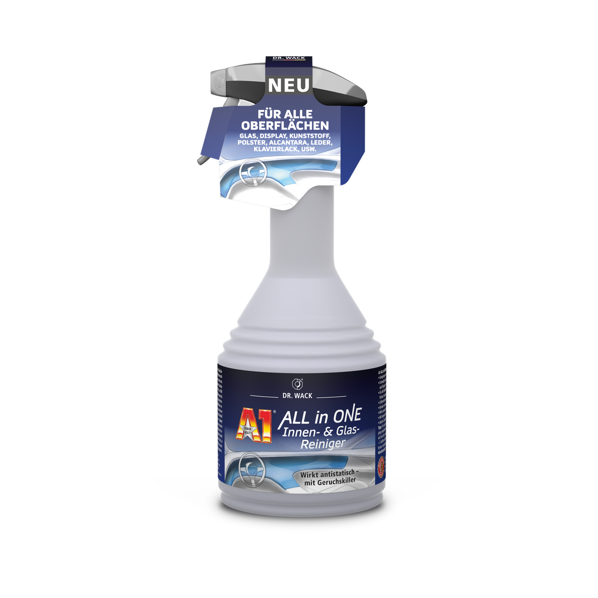 Dr. Wack A1 "ALL in ONE" — Innenraum- & Glasreiniger 500 ml