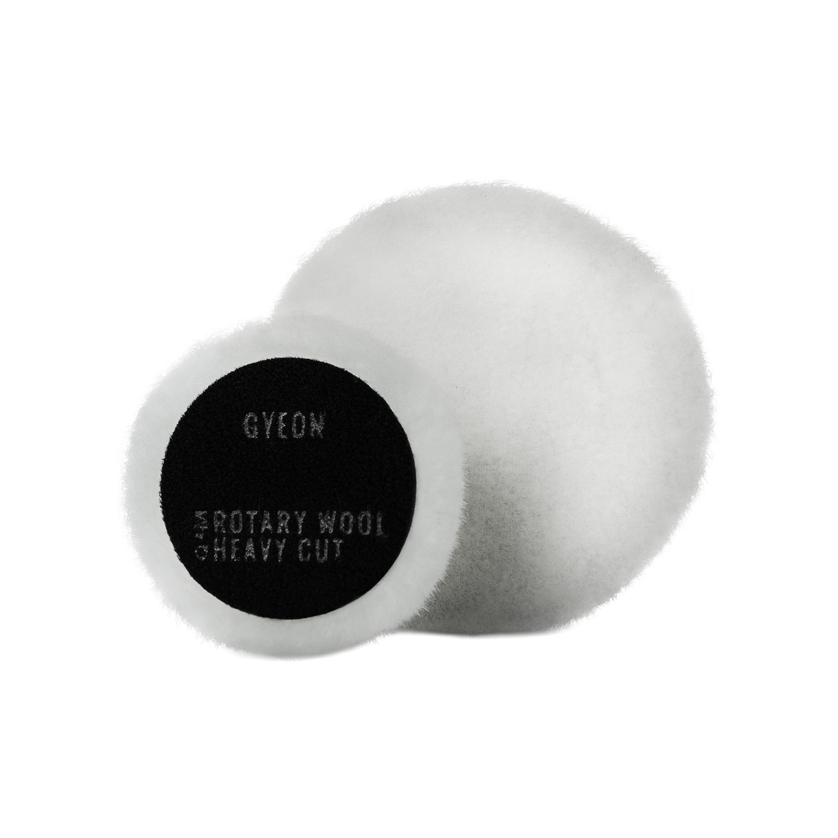 GYEON Q²M Rotary Wool Heavy Cut — Polierpad / Lammfell (Weiß)