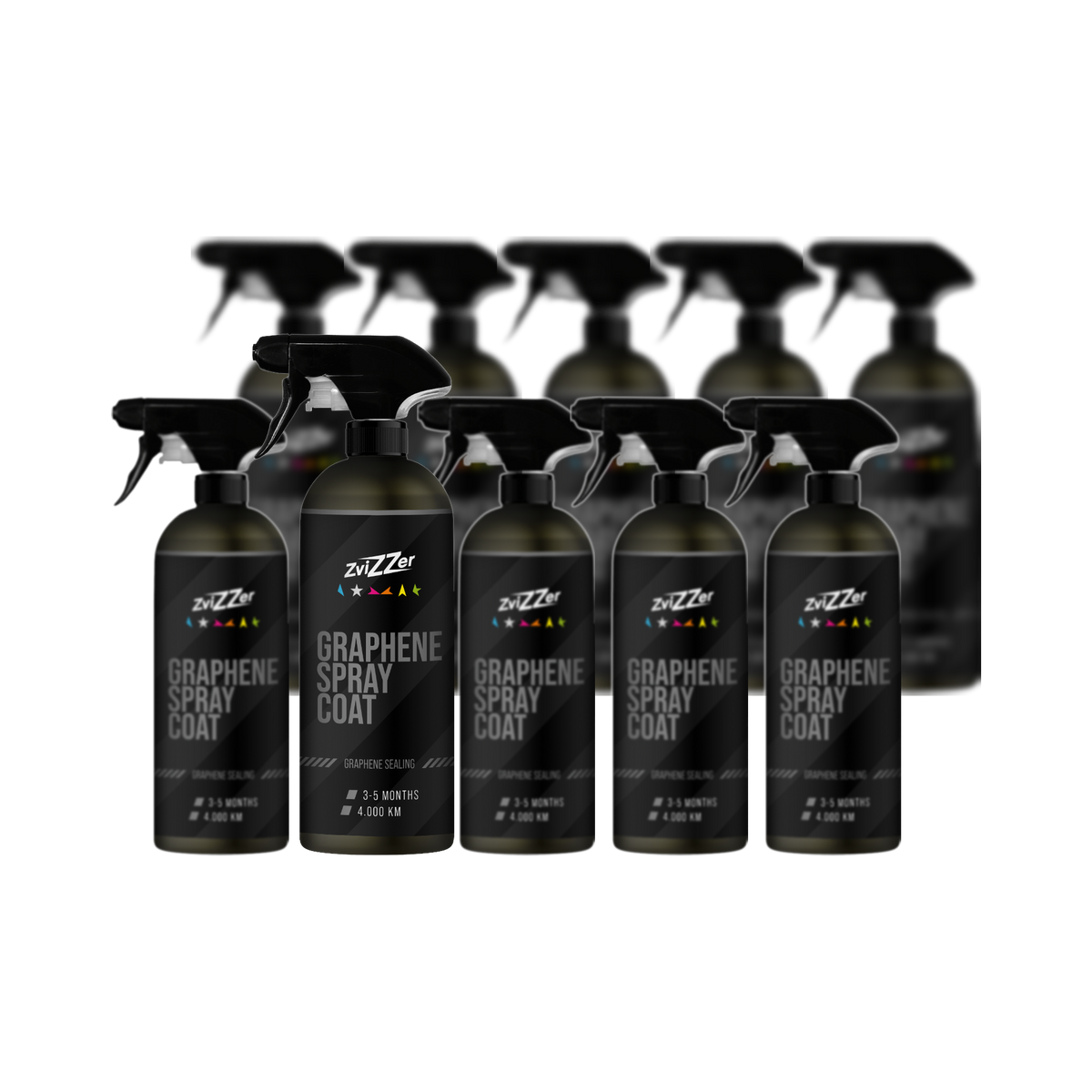 ZviZZer Graphene Spray Coat — Sprühversiegelung 500 ml / 10er-Set
