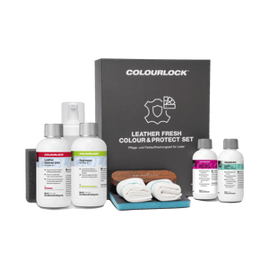 COLOURLOCK "Leather Care Sets" (Ferrari) — Pflege & Reparatur Sets für Ferrari — Colour & Protect Set