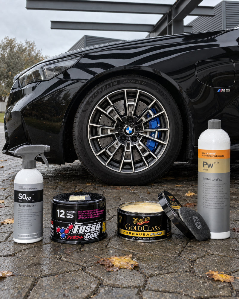 Detailing1 protezione vernice per l'inverno, Koch-Chemie S0.02 e Pw, Soft99 Fusso Coat, Meguiars Gold Class, GYEON