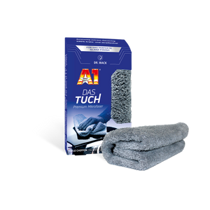 Dr. Wack A1 "DAS TUCH" Premium Mikrofaser — Mikrofasertuch Grau / 40x40cm / 1 Stück
