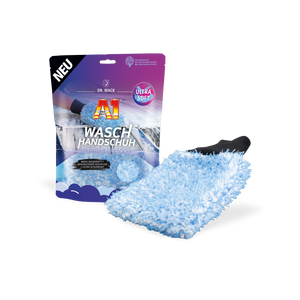 A1 "Waschhandschuh" Mikrofaser-Waschhandschuh — Dr. Wack Hellblau / 18x29cm / 1 Stück