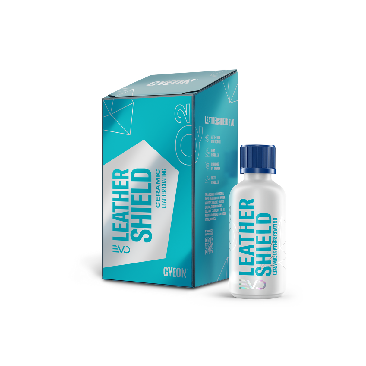 GYEON Q² LeatherShield EVO Ceramic Leather Coating — Keramikversiegelung für Leder