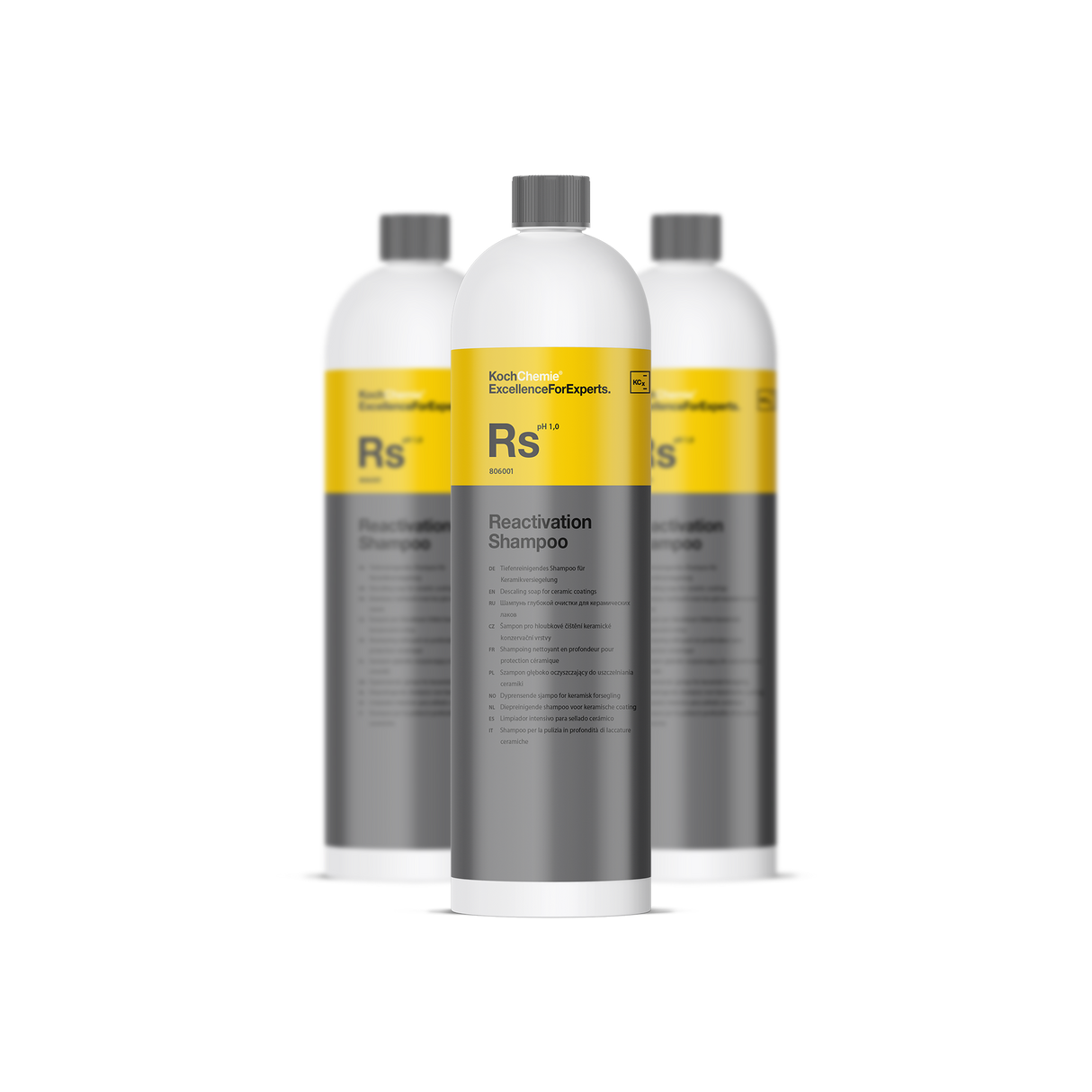 Koch-Chemie Reactivation Shampoo "Rs" Auto-Shampoo Keramikversiegelung 3er Set