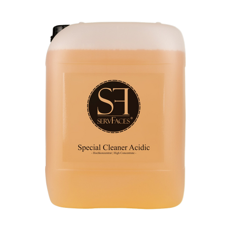 servFaces Special Cleaner "Acidic" (High-Concentrate) — Detergente acido 10 litri
