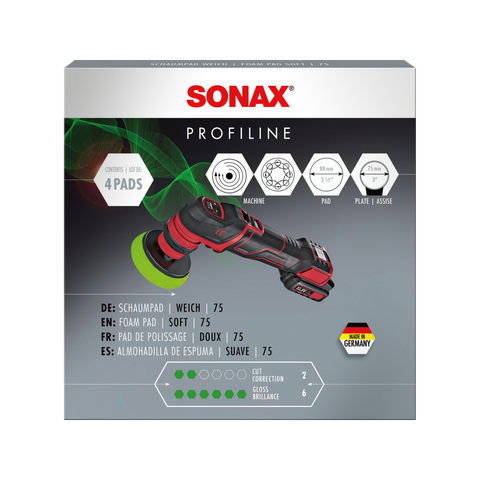 Schaumstoff-Polierpads Ø 75 mm