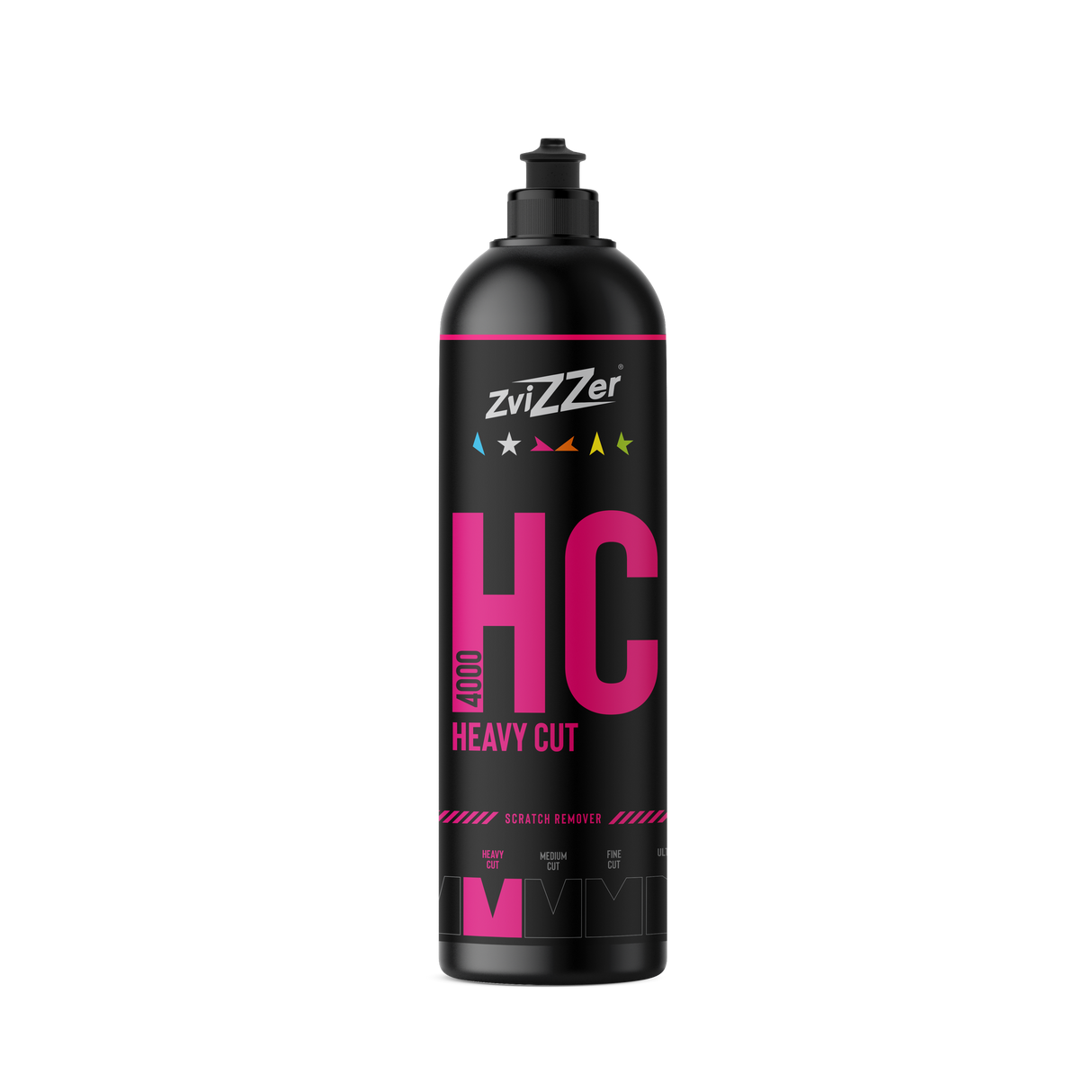 ZviZZer HC 4000 "Heavy Cut" (Rot) — Schleifpolitur 750 ml